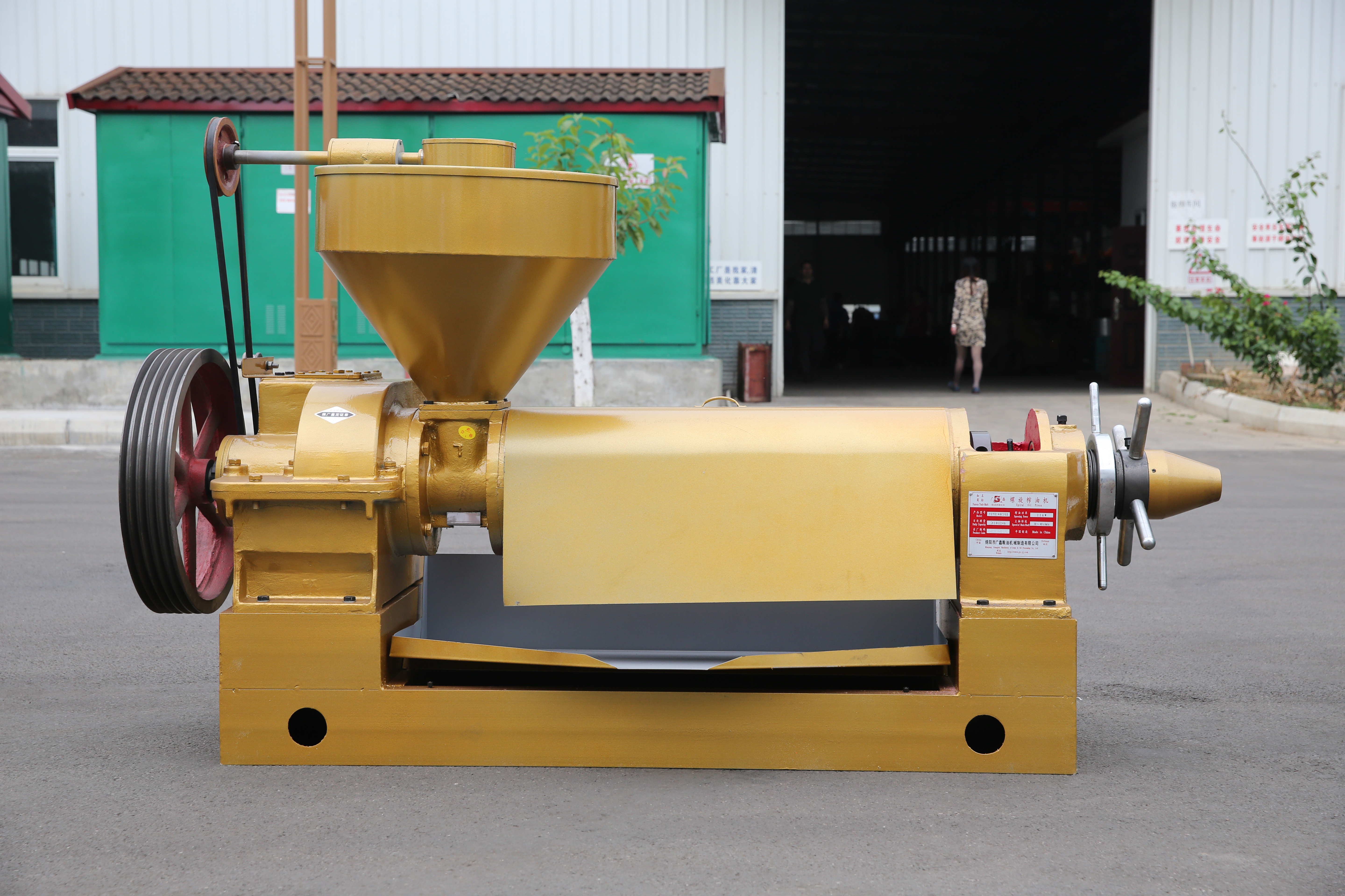 CZA140 spiral oil press 10T/D
